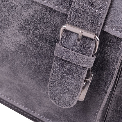 Torba na ramię skórzana KEMER CH 16 Antracyt - min. zamówienie 20 / 50 / 100 szt.