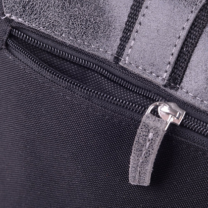 Torba skórzana KEMER TSM12/01 Antracyt / Czarny - min. zamówienie 20 / 50 / 100 szt.