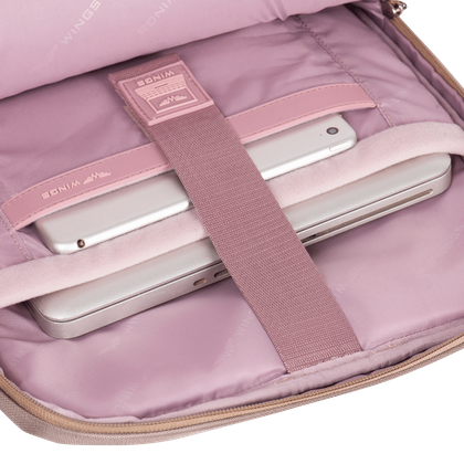 Plecak wielofunkcyjny WINGS SKYLARK poszerzany Easy Pack Różowy