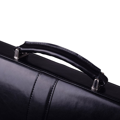 Teczka męska skórzana KEMER B 826 Czarny