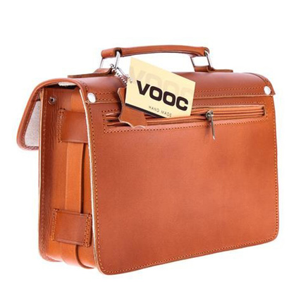 Stylowa torba kuferek KEMER VOOC Vintage P30 brąz