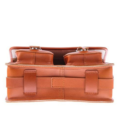 Stylowa torba kuferek KEMER VOOC Vintage P30 brąz