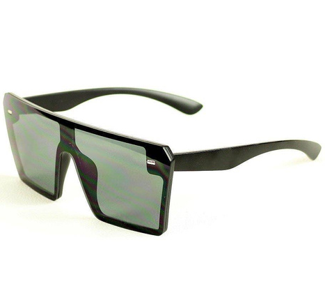 Kwadratowe okulary przeciwsłoneczne MAZZINI SQUARE FASHION czarny - min. zamówienie 20 / 50 / 100 szt.