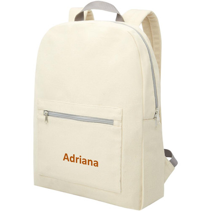 Pheebs plecak z powtórnie przetworzonej bawełny i poliestru, 210 g/m² beżowy