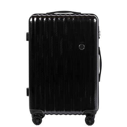 Średnia walizka WINGS PC5223 M Czarna
