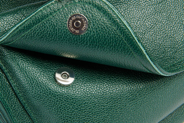 Torebka skórzana na ramię KEMER VOOC EP20 Zielona