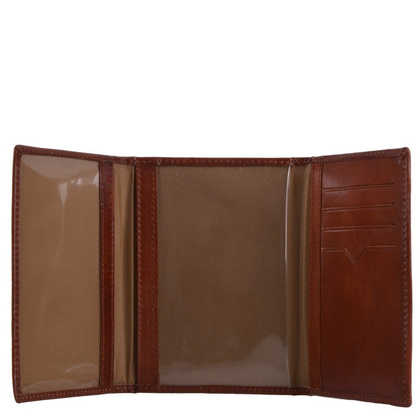 Etui na dokumenty skórzane KEMER OD1 Jasno brązowe - min. zamówienie 20 / 50 / 100 szt.