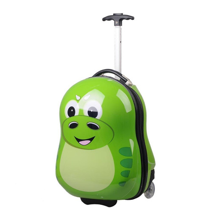 Walizka dziecięca KEMER ŻABA Zielona - min. zamówienie 20 / 50 / 100 szt.