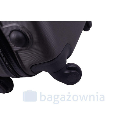 Mała kabinowa walizka WINGS 0912 S Ryanair Ciemno szara
