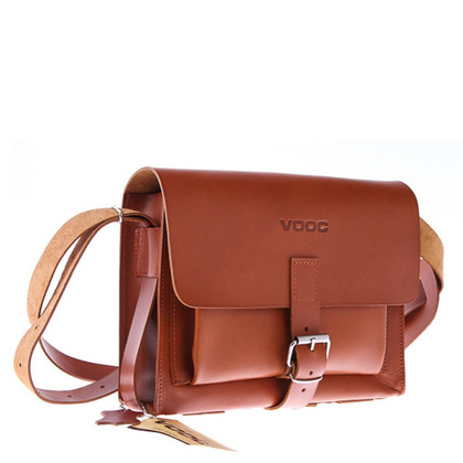 Listonoszka skórzana KEMER VOOC Vintage  P32 Koniak