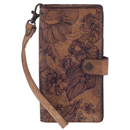 Portfel damski skórzany KEMER R6 Brązowy - min. zamówienie 20 / 50 / 100 szt.