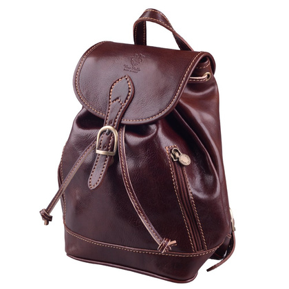 Plecak skórzany 1 Brąz - min. zamówienie 20 / 50 / 100 szt.