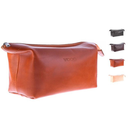 Kosmetyczka skórzana Vintage P16 koniak