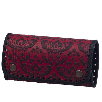 Etui na klucze skórzane KEMER KGK-15 Czerwone - min. zamówienie 20 / 50 / 100 szt.