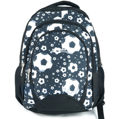 Plecak sportowy KEMER S114DX Czarno Biały - min. zamówienie 20 / 50 / 100 szt.