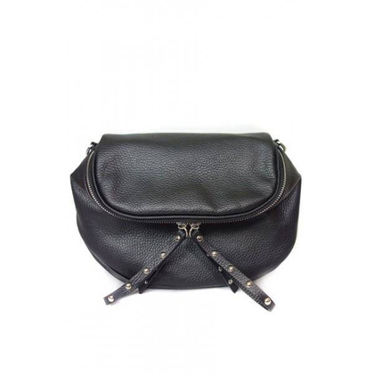 Listonoszka ,chlebak ,nerka Vera Pelle  szeroki pasek ,pojemna A5 Czarna  VP591N