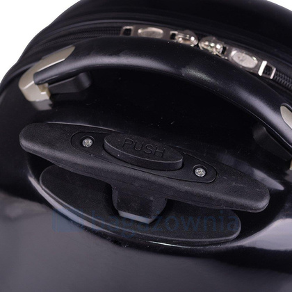 Walizka dziecięca KEMER RGL PINGWINEK Czarno Biała