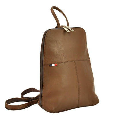 Plecak skórzany KEMER 517 D Czarny