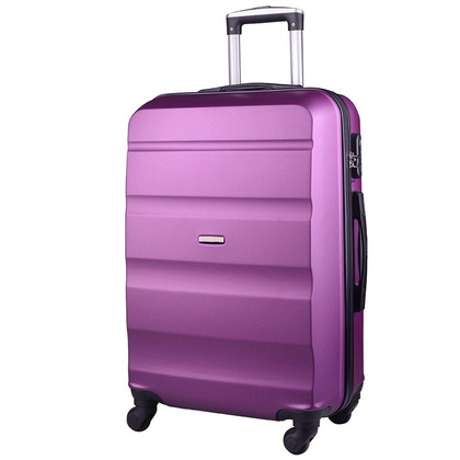 Średnia walizka WINGS AT01 M Fioletowa
