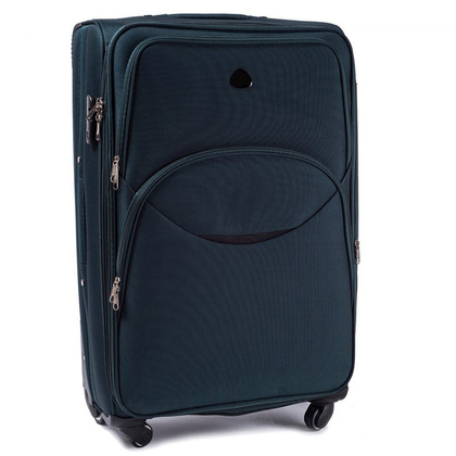 Duża walizka WINGS 1708 4K L Zielona