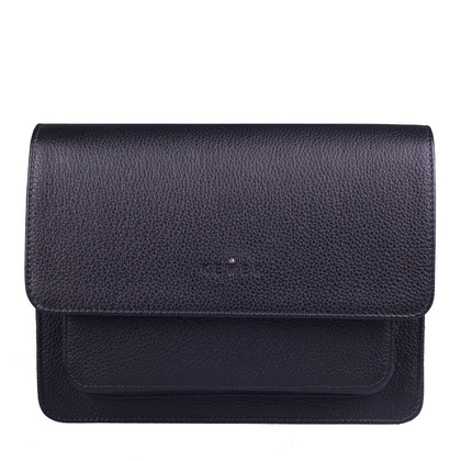 Torebka damska skórzana KEMER R405 Czarna - min. zamówienie 20 / 50 / 100 szt.