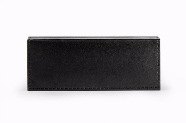 Elegancki zestaw piśmienniczy KEMER Czarno Srebrny