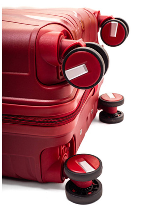Zestaw 3 walizek KEMER RGL PP5 Rose red