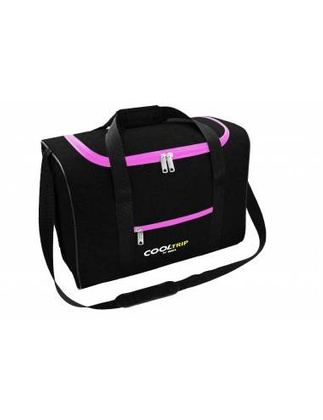 Torba podróżna podręczna PELLUCCI RGL RYANAIR 40B Czarno różowa