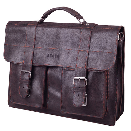 Torba skórzana na ramię KEMER CH 1103 Brązowa - min. zamówienie 20 / 50 / 100 szt.