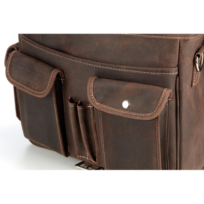 Torba skórzana na laptopa KEMER VOOC 14" RDW14 Czarna