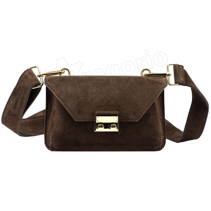 TOREBKA ZAMSZ NATURALNY 24-077 Ciemny brąz