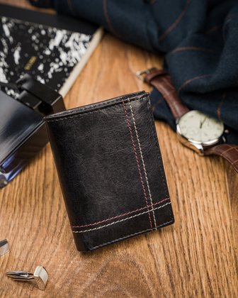 Portfel męski skórzany always wild® skóra na karty