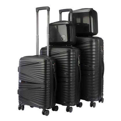 Zestaw walizek JONY Z04 X5 Różowe złoto