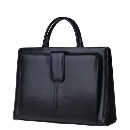 Teczka damska skórzana KEMER B 864/DW Czarna min. zamówienie 20 / 50 / 100 szt.