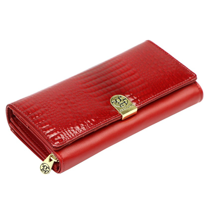 Duży damski portfel, skóra naturalna GL-106 