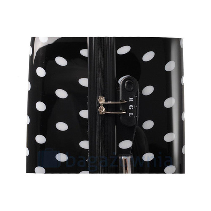 Zestaw 3 walizek KEMER RGL PRINT LOVES Biały