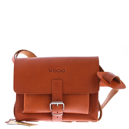 Listonoszka skórzana KEMER VOOC Vintage  P32 Czarna