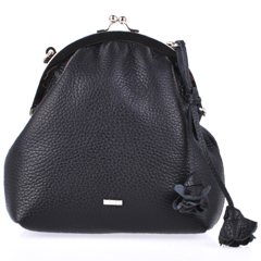 Torebka wizytowa skórzana KEMER R121 Czarna - min. zamówienie 20 / 50 / 100 szt.