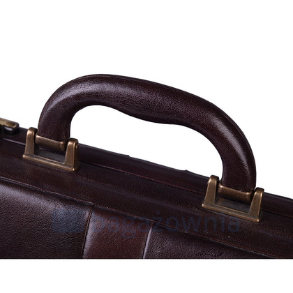 Neseser skórzany BELLUCCI A4-16-S1-154 Brązowy - min. zamówienie 20 / 50 / 100 szt.