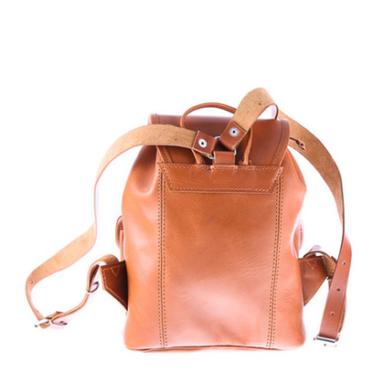 Mały plecak skórzany KEMER VOOC Vintage P2 Czarny