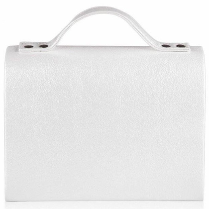 Torebka wizytowa z paskiem KEMER SOLIER F19 Perłowa - min. zamówienie 20 / 50 / 100 szt.