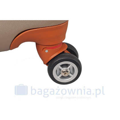 Mała walizka KEMER RGL EXCLUSIVE 6881 S Złoto brązowa