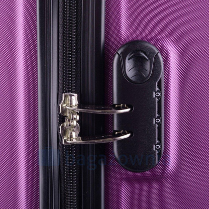 Średnia walizka WINGS AT01 M Fioletowa