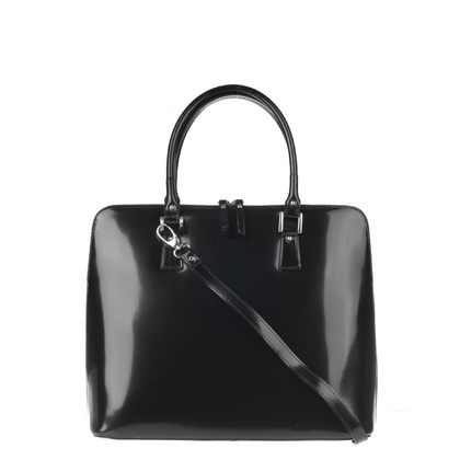 Torebka damska skórzana KEMER 78 Czarna - min. zamówienie 20 / 50 / 100 szt.