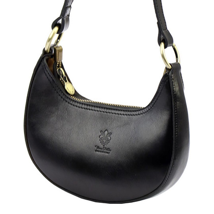 Elegancka damska listonoszka przez ramię KEMER 48 D czarny