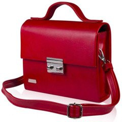 Torebka wizytowa z paskiem KEMER SOLIER F19 Czerwona - min. zamówienie 20 / 50 / 100 szt.