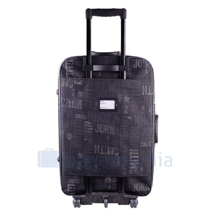 Mała kabinowa walizka PELLUCCI RGL 773 S Czarno Szara