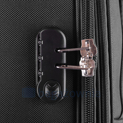 Mała kabinowa walizka WINGS 6802 S Szara