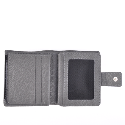 Portfel damski skórzany KEMER D29 Szary - min. zamówienie 20 / 50 / 100 szt.