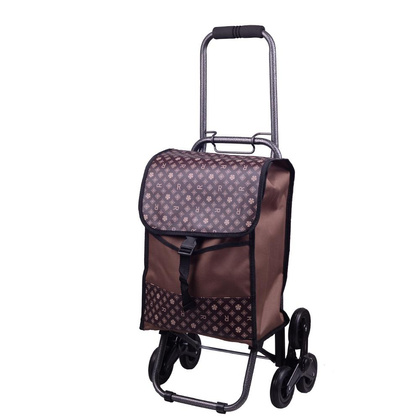 Wózek na zakupy KEMER BF103 SKŁADANY Brązowy